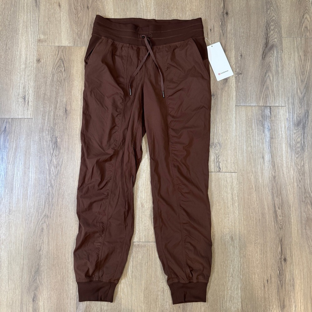 Lululemon Dance Studio Mid-Rise Jogger Full Length Java LW5ENMS Size 8 NWT